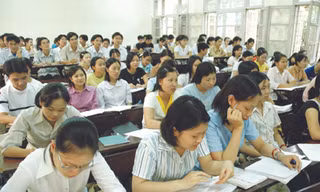 Đổi tên một số ngành học, nhiều trường phải sắp xếp, thiết kế lại một số môn học, chương trình đào tạo	Ảnh: Hồng Vĩnh