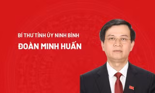 [Infographic] Chân dung Bí thư Tỉnh ủy Ninh Bình Đoàn Minh Huấn
