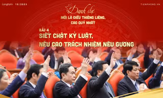 Danh dự mới là điều thiêng liêng cao quý nhất: Siết chặt kỷ luật, nêu cao trách nhiệm nêu gương