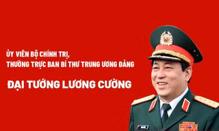 Chân dung Ủy viên Bộ Chính trị, Thường trực Ban Bí thư Trung ương Đảng, Đại tướng Lương Cường