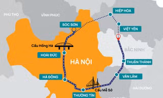 [Infographics] Đường Vành đai 4 trị giá hơn 85.000 tỷ đồng, hoàn thành năm 2027