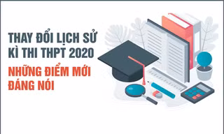 Thay đổi lịch sử về thi THPT 2020: Những điểm mới đáng nói