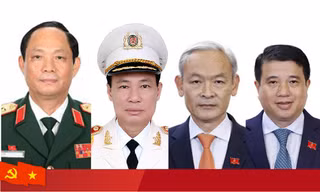 [Infographic] Bốn nhân sự cấp cao lần đầu được bầu vào bộ máy Quốc hội