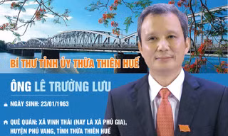 Thạc sĩ kinh tế tái đắc cử Bí thư Tỉnh ủy Thừa Thiên Huế