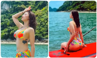 Diễn viên Huyền Thạch tung ảnh bikini cực sexy