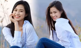 Hoa hậu Đỗ Thị Hà diện áo trắng giản dị, đẹp tinh khôi trên đỉnh núi lửa Chư Đăng Ya
