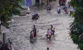 Cảnh báo ngập tại TPHCM 