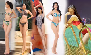 Dàn người đẹp Hoa hậu Việt Nam 2020 tung ảnh bikini đầu năm cực quyến rũ