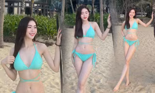 Người đẹp được yêu thích Hoa hậu Việt Nam 2020 tung ảnh bikini siêu quyến rũ