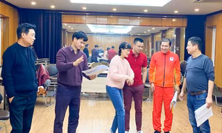 Hậu trường tập luyện của các nghệ sĩ trước ngày ghi hình