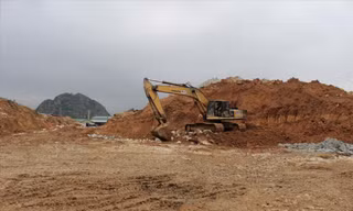 Dự án cao tốc Bắc - Nam đang tồn tại những NĐT yếu năng lực, thi công không đảm bảo tiến độ yêu cầu. Ảnh: Trọng Đảng