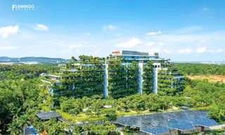 Tòa nhà xanh 11 tầng tại dự án Forest In The Sky