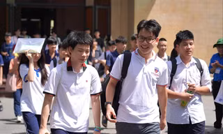 Thí sinh tham gia dự thi lớp 10 Trường THPT chuyên Khoa học Tự nhiên vừa qua. Ảnh: Trường ĐH Khoa học Tự nhiên 