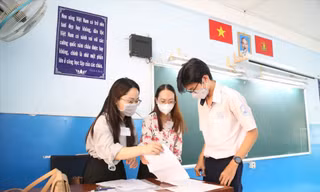 Thí sinh dự thi tốt nghiệp THPT 2023 tại TPHCM. Ảnh: Nguyễn Dũng