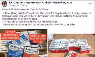 Thuốc “xách tay” của Nga được rao bán tràn lan trên mạng xã hội