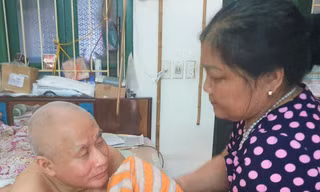 Vợ chồng thương binh Nguyễn Văn Cần 