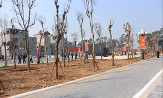 Khu ao số 3 thôn Nhuế, xã Kim Chung, Đông Anh, Hà Nội nay đã trở thành công viên cây xanh
