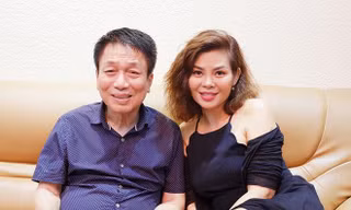 Ngọc Anh và nhạc sỹ Phú Quang 