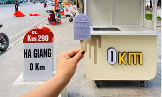 Kem que cột mốc ‘Hà Giang 0 Km’ gây sốt