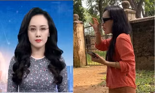 Phì cười với khoảnh khắc dí dỏm của BTV Hoài Anh