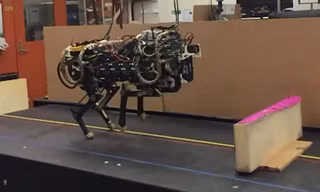 Robot có khả năng tự nhảy vượt rào