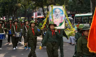 Tưng bừng Hội quân 'Em là chiến sĩ nhỏ Thành phố Bác Hồ'