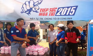 Hơn 350 tình nguyện viên tiếp sức mùa thi tại Bạc Liêu.