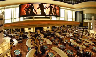 Bên trong casino Sands China ở Macau.