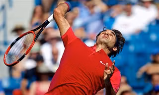 Federer đang rất thăng hoa.