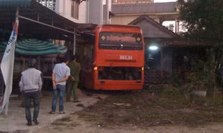 Hiện trường vụ tai nạn.