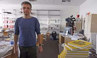 Stephane Charbonnier, cố tổng biên tập tạp chí Charlie Hebdo.