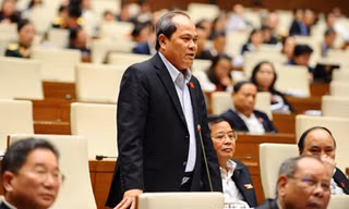 ĐB Ngô Văn Minh. Ảnh: TN.