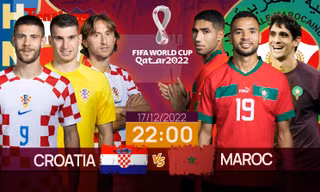 Tranh hạng Ba World Cup 2022: Tương quan trước trận Croatia - Morocco, 22 giờ 17/12