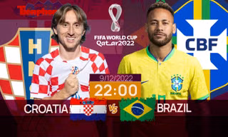 Tứ kết World Cup 2022: Tương quan trước trận Croatia - Brazil, 22 giờ 9/12