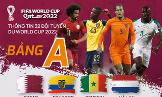 Thông tin 32 đội tuyển dự World Cup 2022: Bảng A