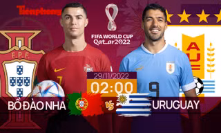 World Cup 2022: Tương quan trước trận Bồ Đào Nha - Uruguay, 2 giờ 29/11