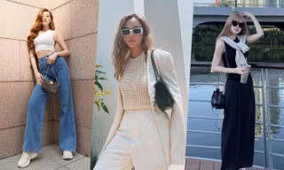 Thiều Bảo Trâm, Châu Bùi cùng dàn mỹ nhân Việt xuống phố với style giao mùa cực chất