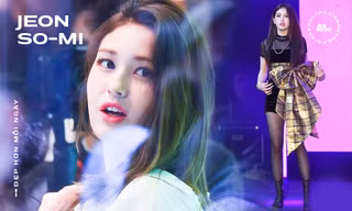 Ngắm loạt ảnh khoe đôi chân dài miên man của “bông hồng lai” Jeon Somi