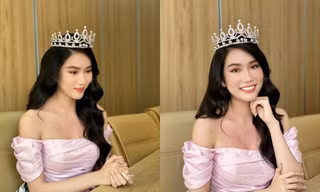 Tự tin livestream bằng tiếng Anh, Á hậu Phương Anh tạo ấn tượng tốt với GĐ Truyền thông Miss International