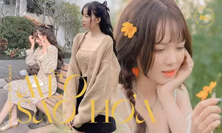 Ngắm gu thời trang của TikToker Mèo Sao Hỏa, bánh bèo mà xinh như hotgirl Hàn