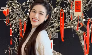 Đỗ Thị Hà, Huyền My trang hoàng nhà cửa đón Tết 
