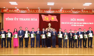 Thanh Hóa bổ nhiệm, điều động nhiều cán bộ chủ chốt