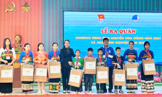 Tình nguyện mùa đông nơi biên giới xứ Thanh 