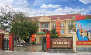 Trụ sở xã (nay là phường) Đông Lĩnh, TP Thanh Hoá.