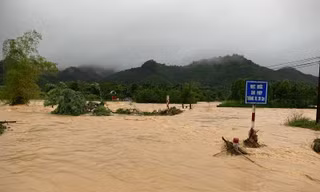 Mưa lũ vừa qua trên địa Thanh Hoá khiến 2 người chết, 1 người mất tích. Ảnh minh hoạ.