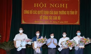 Thanh Hóa điều động, bổ nhiệm nhân sự