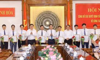 Thanh Hoá công bố quyết định về công tác cán bộ