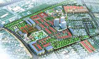 Mô hình một mặt bằng quy hoạch của tỉnh Thanh Hoá. Ảnh: minh hoạ