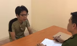 Đối tượng tại cơ quan điều tra.