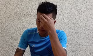 Hân tại cơ quan điều tra.
